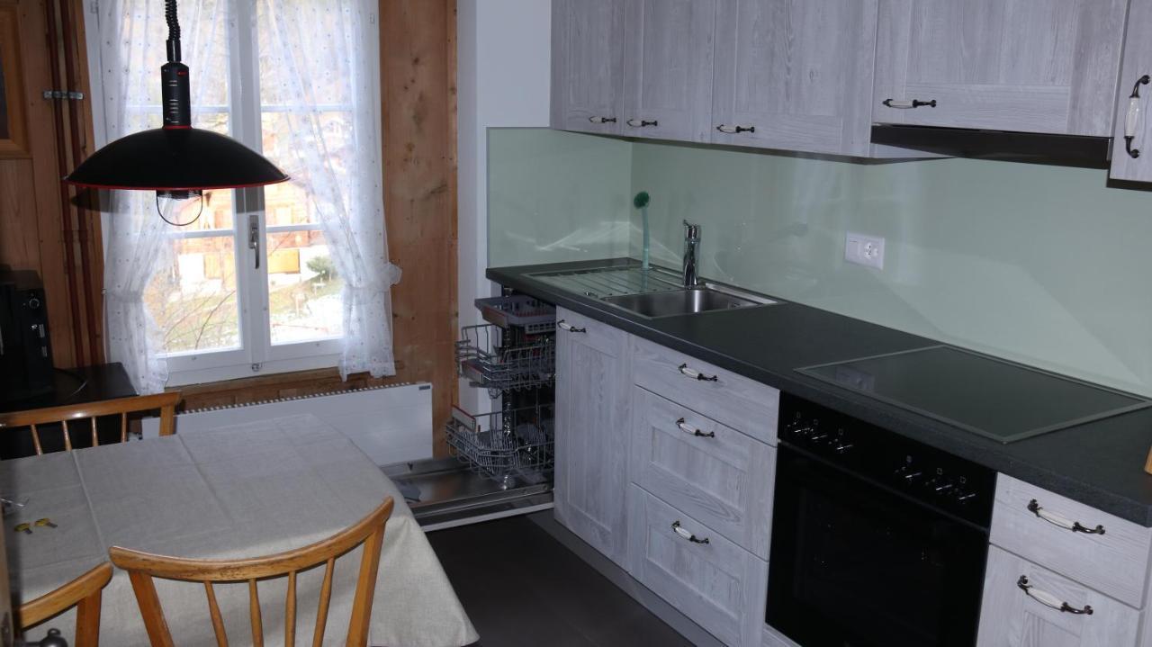 Ferienwohnung Staubbachbänkli Wengen Exterior foto